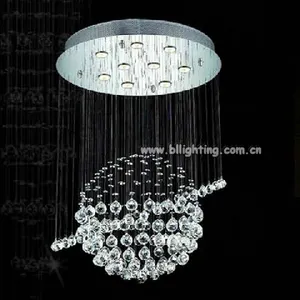 Zhongshan manufactures directly sale modern lights wholesale wedding decor pendant lamp chrome pendant hanging lamp for hot sale