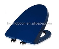 HUANGBO Couvercle de toilette en plastique PP de forme ronde, couleurs personnalisées rouge, vert, bleu, pour salle de bain, WC, maison, hôtel