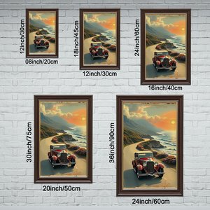 Cadre en bois grainé 20x30 avec bordure dorée et citation « Be the Good » - Product Image 2