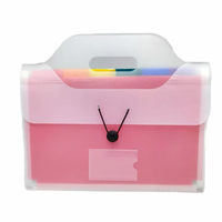 Offre Spéciale : Classeur à Fermeture pour Documents, Multi-Poches, en PP, Extensible, avec Logo Personnalisé, Vente en Gros