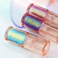 Vente en gros de brillant à lèvres professionnel duochrome 5ml Vegan Glitter maquillage métallique pour les lèvres holographique caméléon Lipgloss