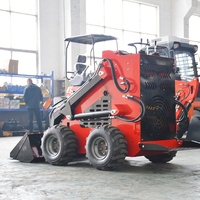 Hocheffizienter RLD-w460 Mini-Raupenlader mit Perkins-Motor, Hydraulikpumpe, Benzinmotor für Landwirtschaft und Heimgebrauch, Anbaugeräte und Getriebe