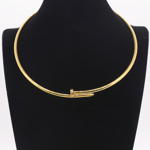 Semplice collana geometrica con colletto fresco e dolce con colletto per unghie - Product Image 6