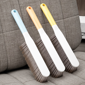 Brosse à lit à poils doux en nylon PP, pour le nettoyage domestique, canapé, tapis, balayette à poussière, bleu, orange, jaune - Product Image 1