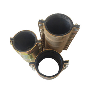 Raccord de serrage à plaque d'acier pour réparation de tuyaux de gaz haute pression 0315 Hebei - Product Image 1