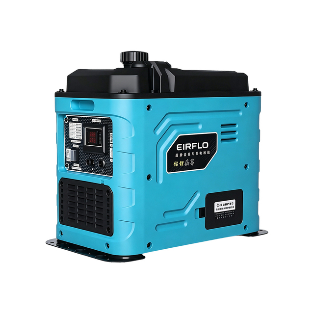 EIRFLO Portable Gasoline Generator 100CC 12L Fuel Tank 12V/24V Quiet Low Noise for Power Outage Backup Camping Home