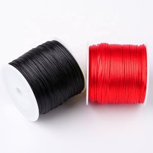 <span class=keywords><strong>Cordon</strong></span> en nylon teinté de 1,5 mm, 50 m/rouleau, pour bracelets DIY, pompons, perles, nœuds chinois, macramé, fabrication de bijoux, sacs, vêtements, chaussures - Product Image 5