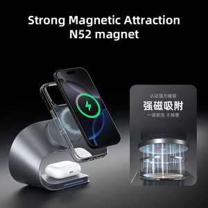 Dropshipping Product <strong>TEC</strong> Cooling Fan Heat Dissipation 15W Magnetic Wireless Charger Stand 4in1 Wireless Charger 178X Holder Gift - Product Image 5