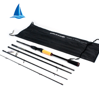 454UL 5 Sections ultra Léger Truite Voyage Cannes À Pêche FUJI K Guides En Fiber De Carbone Spinning Casting Ultralight Mini Rod