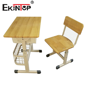 Muebles Escolares, Silla <span class=keywords><strong>de</strong></span> <span class=keywords><strong>Escritorio</strong></span> <span class=keywords><strong>de</strong></span> Madera para Estudiantes, Mesa y Silla <span class=keywords><strong>de</strong></span> Estudio Económicas, Juego Individual <span class=keywords><strong>de</strong></span> <span class=keywords><strong>Escritorio</strong></span> y Silla para Primaria - Product Image 6