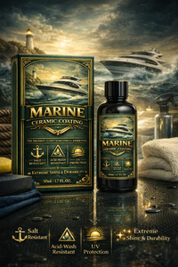 GRAPHONEX MARINE CERAMIC COATING Professional Boat <b>Yacht</b> Jet Skis Protection Salt Resistant UV Shield Extreme Gloss Finish 50ml - Product Image 2