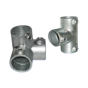 تركيبات مشبك معدنية من الحديد الزهر للدفيئات، تركيبات مشبك للأنابيب مقاس 48 مم - Product Image 1