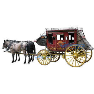 Carroza de Caballos para Bodas en Oferta, Carroza de Caballos de 4 Ruedas de Alta Resistencia, Remolque de Caballos de Lujo, Carroza de Caballos en Venta - Product Image 2