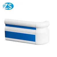 Barrières de sécurité flexibles pour hôpitaux ZS Care, design large et haut de 159 mm, HS616