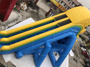 Toboggan gonflable commercial jaune et bleu pour <span class=keywords><strong>piscine</strong></span> d'été, pour adultes - Product Image 4