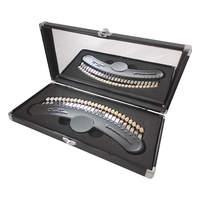 Comparateur de nuancier dentaire portable 27 couleurs, guide de nuance des dents 3D pour le blanchiment des dents avant/après utilisation