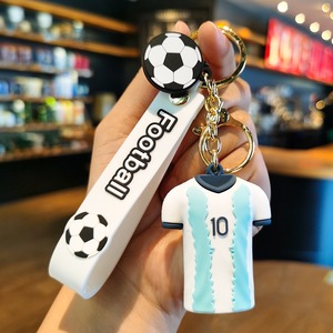 <strong>T</strong> <strong>Shirt</strong> Clothes Keychain <strong>Messi</strong> Pvc Pendant Keychain France Croatia <strong>Argentina</strong> Souvenir Jersey Portugal Promotion Gifts - Product Image 2