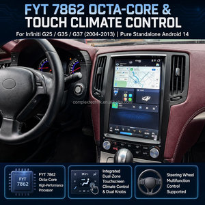วิทยุติดรถยนต์หน้าจอแนวตั้งขนาด 12.1 นิ้ว ระบบ Android 14 สำหรับ Infiniti G25 G35 G37 ปี 2004-2013 รองรับ CarPlay ระบบนำทาง GPS - Product Image 4