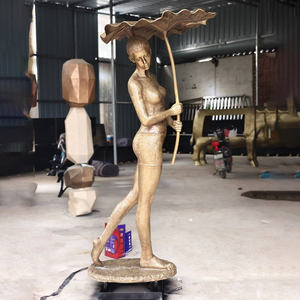 Outdoor Life Size Bronze Mädchen Statue Wasser brunnen - Product Image 3