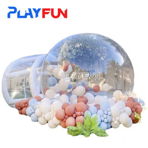 Outdoor Camping Bruiloftsfeest Tent Transparant Koepel Tent Pvc Globe Clear Party Opblaasbare Bubble Ballon House - Product Image 1