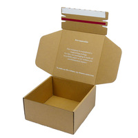 Boîte d'expédition d'avion de taille personnalisée multi-styles avec des matériaux recyclés et du carton ondulé