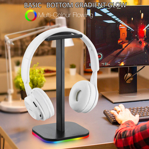 RGB Over-Ear Gaming <strong>Headphone</strong> <strong>Stand</strong> Desktop PC Game Earphone Hanger Holder Rack Mounts &amp; <strong>Stands</strong> Accessories - Product Image 4