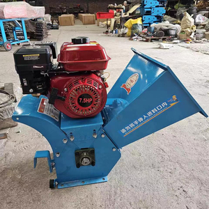 Xách tay xe gắn xăng chaff cắt cành cây rơm máy nghiền gia súc cừu chăn nuôi vườn cắt - Product Image 6