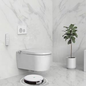 Intelligent Inodoro Wc Sanitaire Entièrement Électronique <span class=keywords><strong>Salle</strong></span> <span class=keywords><strong>de</strong></span> <span class=keywords><strong>Bain</strong></span> Intelligente Haut <span class=keywords><strong>de</strong></span> Gamme <span class=keywords><strong>Céramique</strong></span> Toilette Murale Suspendue - Product Image 3