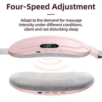 Ceinture chauffante électronique pour soulager les douleurs menstruelles chez la femme, appareil de massage abdominal par vibration, compresse chaude, soins personnels menstruels