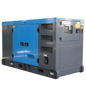 Doosan 240kw generator daya diesel tipe kedap suara senyap merek Korea Harga generator Doosan diesel 300kva