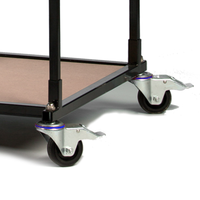 Chariot d'atelier professionnel à 3 étagères, chariot pour pièces de carrosserie automobile pour atelier