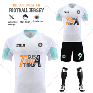 ชุดฟุตบอลเด็กแบบกำหนดเอง ชุดฟุตบอลเด็กชายแบบสั่งทำพิเศษ ชุดฟุตบอลแห้งเร็ว ชุดฟุตบอลระบายอากาศสำหรับผู้ชาย - Product Image 3
