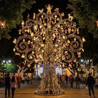 Farol de Parque Grande Personalizado con Luces LED para el Día de Muertos en México, Decoración Luminosa, Faroles Temáticos para Festivales