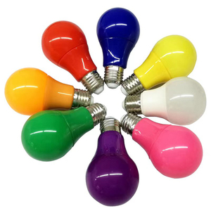Luces Decorativas de Interior de Colores 3W 5W 7W <span class=keywords><strong>G45</strong></span> A60 <span class=keywords><strong>E27</strong></span> B22/E26 Azul Amarillo Verde C7 Color SMD 2835 Chip LED 450lm Bombilla de Filamento - Product Image 4