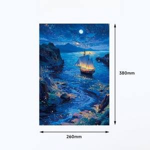 Rompecabezas de 1000 Piezas de Papel con Diseño de Paisaje Escénico de Pintura Famosa Mundialmente, Juguete de Rompecabezas Difícil, Regalo OEM - Product Image 3