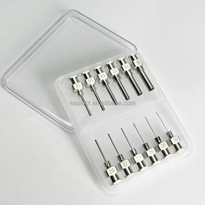 1/2 pulgadas 8G ~ 30G Metal dispensador adhesivo puntas dispensadoras pegamento Romo agujas dispensadoras Luer Lock aguja - Product Image 6