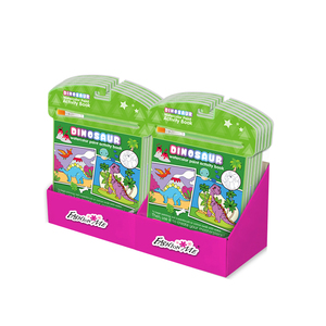 <span class=keywords><strong>Livre</strong></span> de coloriage magique à l'eau Dinosaures - Les images apparaissent lorsqu'elles sont mouillées, disparaissent lorsqu'elles sont sèches, ensemble d'art aquatique réutilisable avec stylo, idéal pour les tout-petits en voyage - Product Image 4
