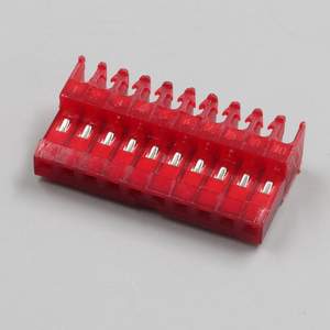 SCONDAR TE AMP MTA-100 2.54毫米间距IDC连接器2 16针线对板线束红色外壳电缆组件 - Product Image 2