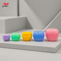 Pot à crème en forme de champignon de 5g à 50g, conteneur vide pour crème pour le visage, emballage pour soins de la peau, mini pot cosmétique en plastique PP pour crème pour les yeux