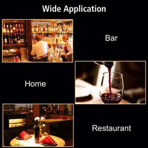 Refroidisseur de vin et de bière en acier inoxydable avec bâtonnet de refroidissement, verseur, bouchon et coupe-cordons - Product Image 6