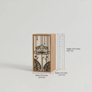 Super Selling Laser Cut Cremation <b>Box</b> with American Style Handmade Wooden Cremation Urn For Human Ash By Exporters - Product Image 4