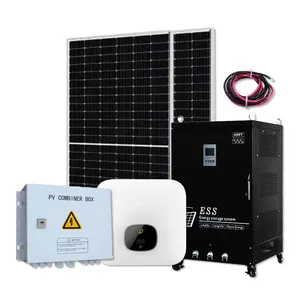 Nouveaux outils de système d'énergie solaire de production sur le système d'énergie solaire du réseau 5kw avec l'onduleur