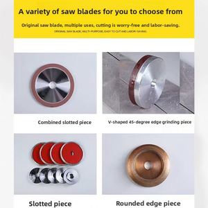 เครื่องตัดกระเบื้องวอเตอร์เจ็ทอเนกประสงค์ 2500W อัตโนมัติเต็มรูปแบบ สำหรับตัดแผ่นหิน ตัดตรง ตัดมุม  แบบออลอินวัน - Product Image 3