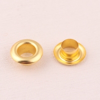 Oeillet rond et œillet en métal doré de 6mm pour accessoires de chaussures de vêtement de sac
