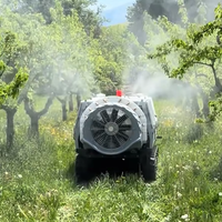 Pulvérisateur autonome pour vergers + Navigation RTK + Réservoir de 450 L + Atomisation par air + Pulvérisation intelligente
