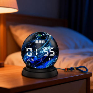 Haut-parleur vidéo <span class=keywords><strong>photo</strong></span> Bluetooth <span class=keywords><strong>3D</strong></span> avec lentille <span class=keywords><strong>en</strong></span> <span class=keywords><strong>verre</strong></span> ABS, écran HD 480*480, type C, personnalisable, lecteur audio de bureau <span class=keywords><strong>en</strong></span> gros - Product Image 3