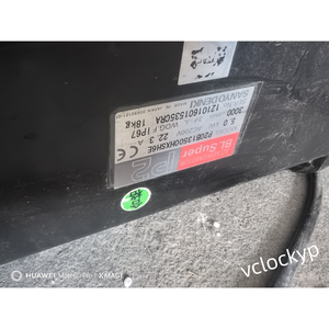 Moteur servo Sanyo Denki P20B13500HXSH6E 5.0kw, 1 pièce d'occasion - Product Image 1