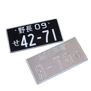 Placa de Matrícula de Aluminio Reflectante Personalizada con Relieve e Impresión UV, 1 mm de Grosor <span class=keywords><strong>para</strong></span> Automóviles - Product Image 6