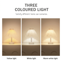 Nordique LED éclairage chevet ABS moderne électrique Design Rechargeable DC nouveauté ombre forme pour décor à la maison chambre espace de vie