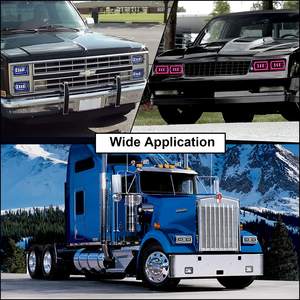 4x6 Fari A Led con Bianco RGB Halo Musica Modalità di Tenuta Fascio Sostituire H4651 H4656 H4666 Rettangolare Ha Condotto il Faro - Product Image 6